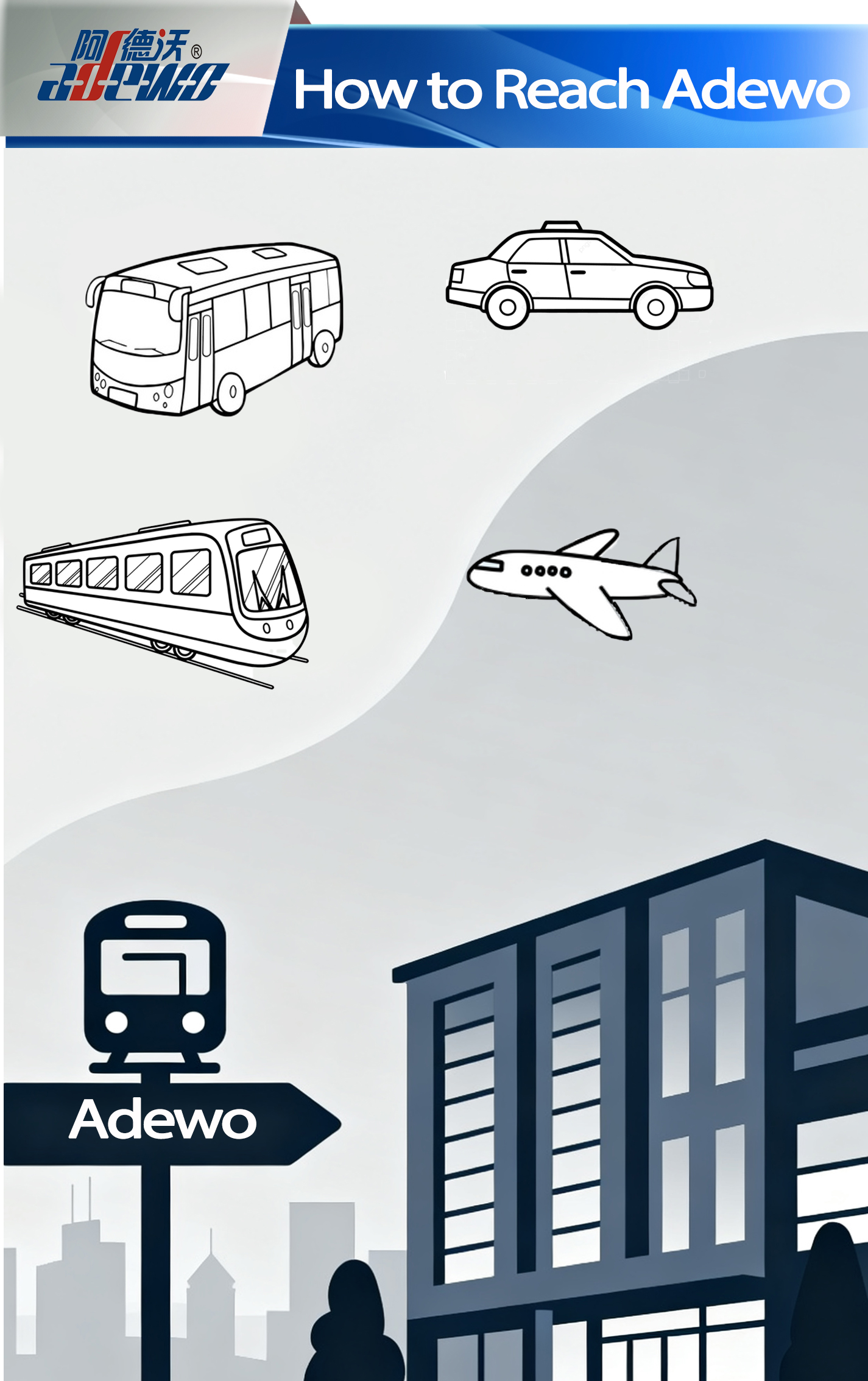 Kako priti do Adewo?