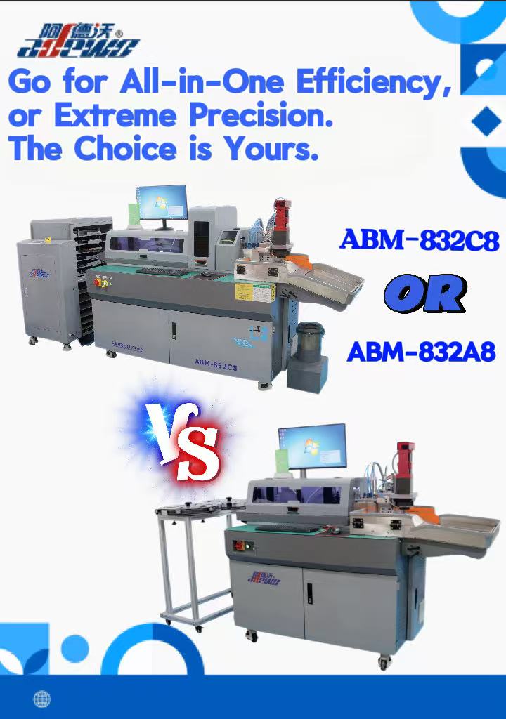 ABM-832A8 & 832C8 Krivilci z visoko sposobnostjo oblikovanja: izberite učinkovitost vse v enem ali izjemno natančnost. Izbira je vaša.