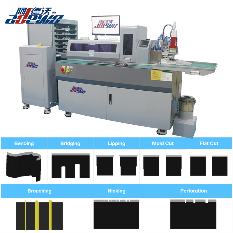 ABM-832C2 Večfunkcijski stroj za avtomatsko upogibanje jeklenih linij za izdelovalce matrice s certifikatom BOBST